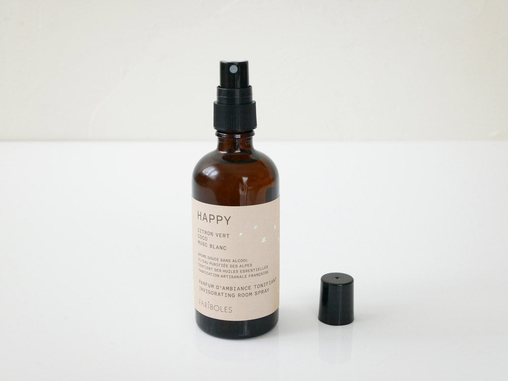 FARIBOLESバランシングルームミスト100mlのガラスボトル