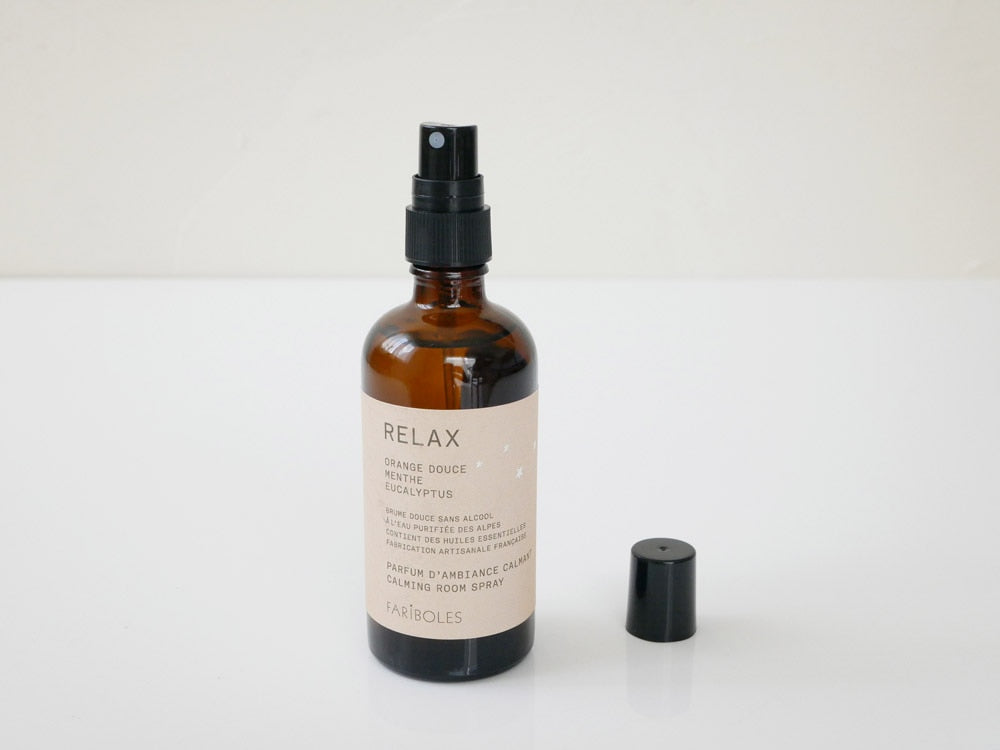 FARIBOLESバランシングルームミスト100mlのガラスボトル