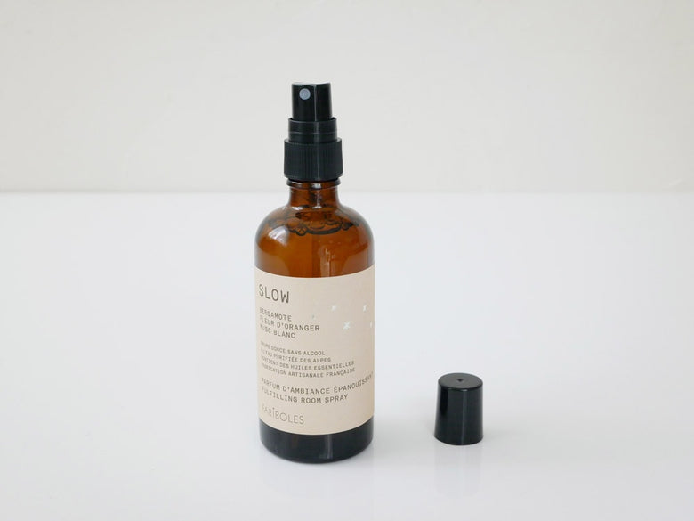 FARIBOLES バランシングルームミスト100mlのガラスボトル