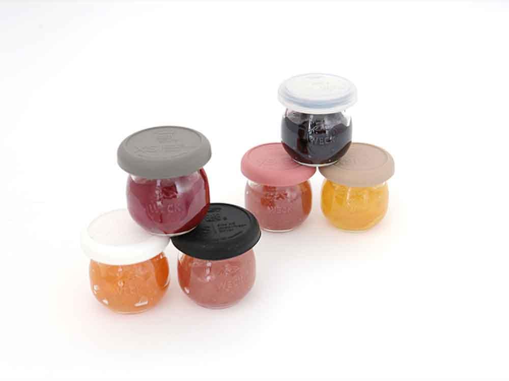 WECKミニチューリップ ガラス瓶とプラスチック蓋