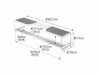 プレート製コンロ奥ラックと排気口カバー