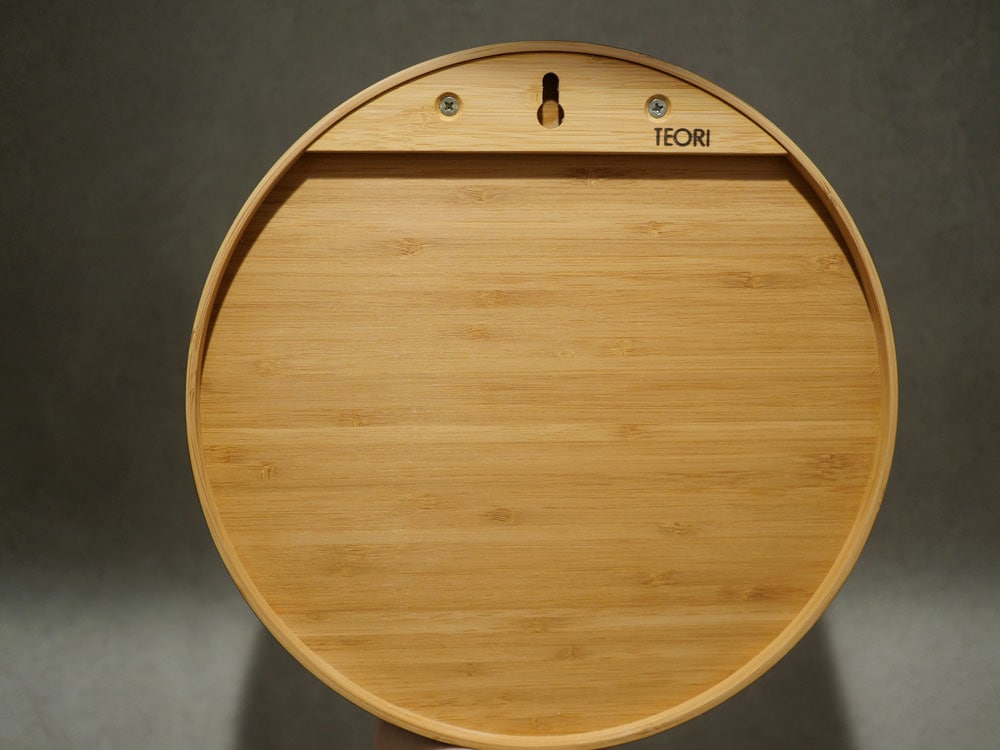 【TEORI/テオリ】ZERO ミラー、木製フレームの円形鏡