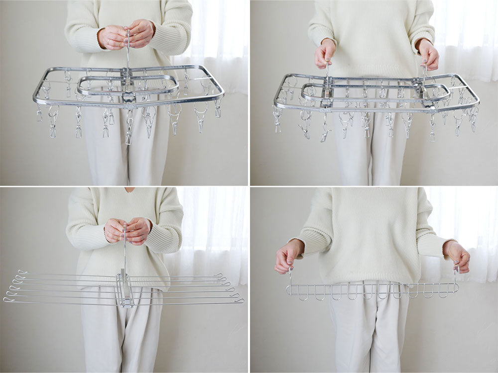 下村企販の折りたたみ式タオルハンガー