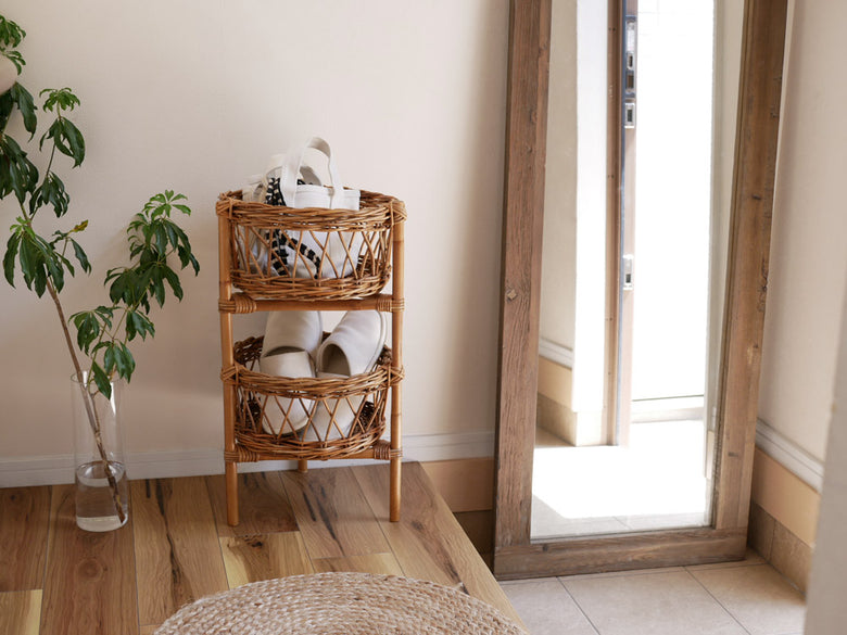 クレエのTHE AROROGアラログ三段バスケット