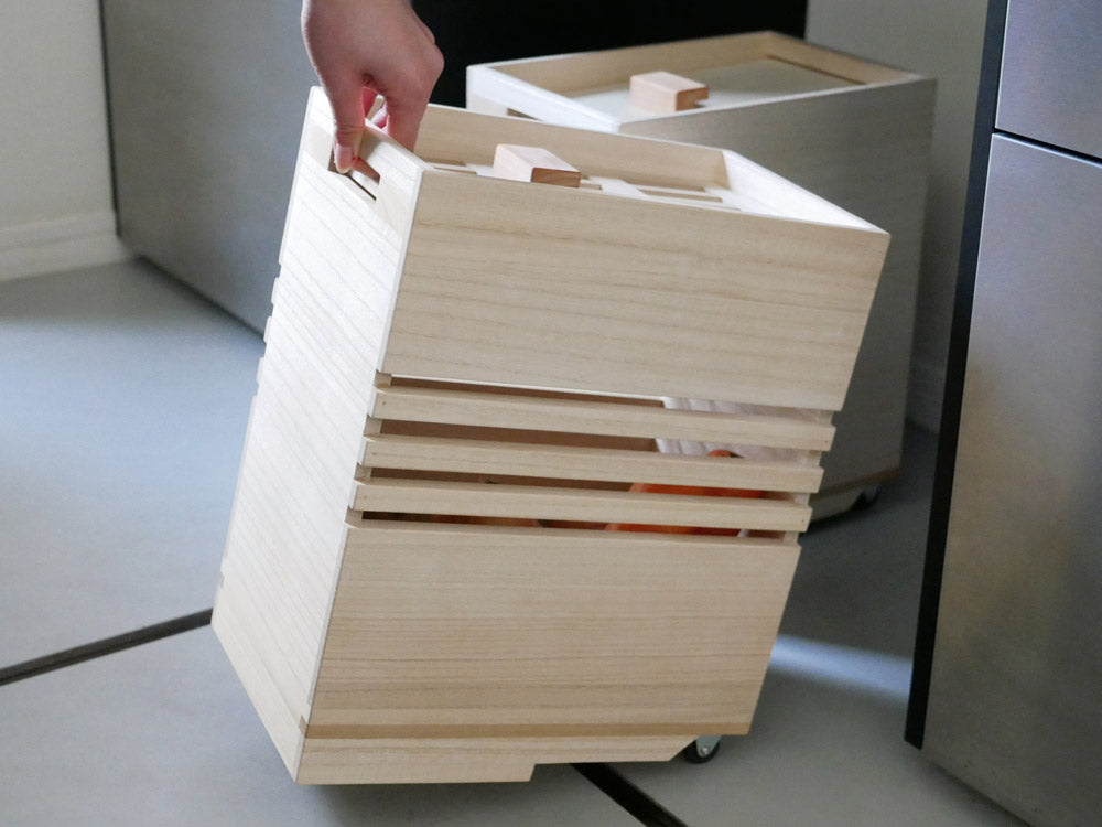 増田桐箱店】野菜箱 キャスター付【受注生産品】｜【公式】ひなた
