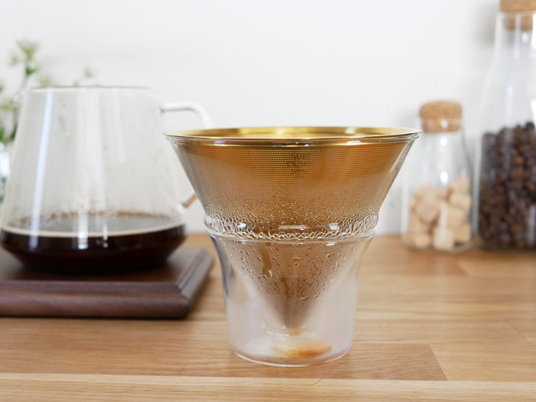 KINTOのゴールドブリュワースタンドセット