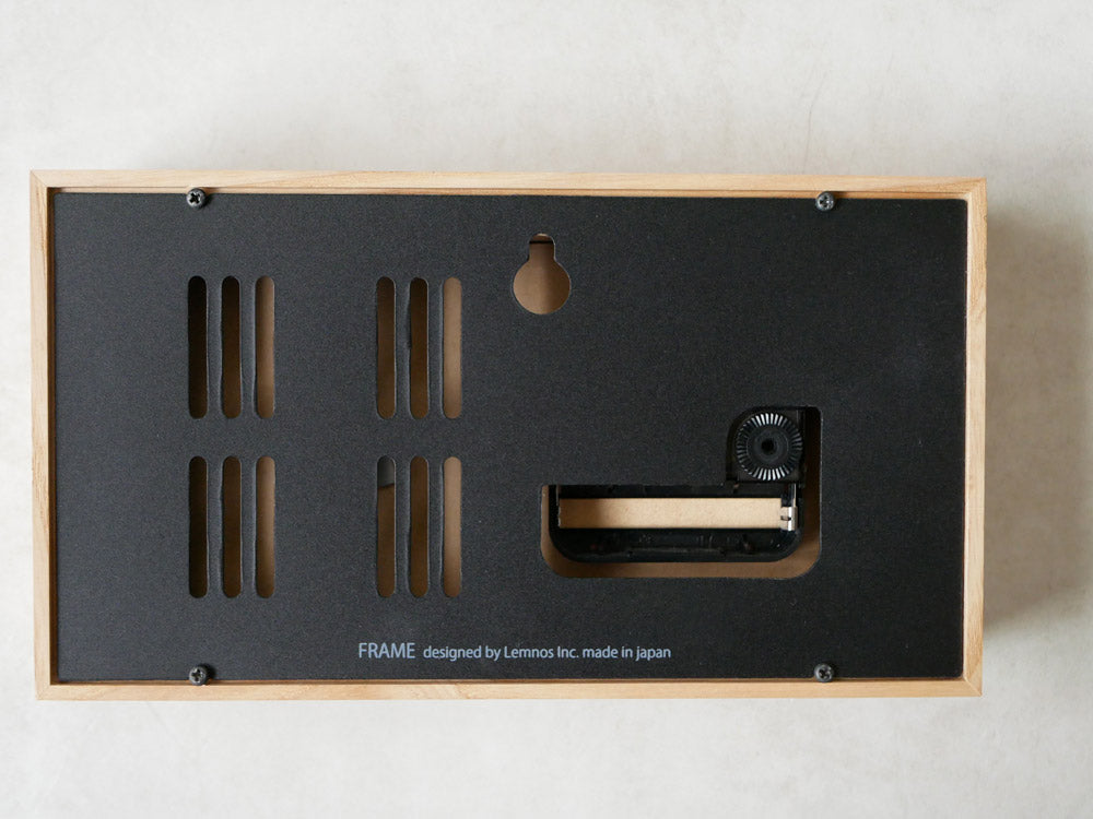 Lemnos/レムノス】FRAME 温湿度計付き【受注生産品】｜【公式】ひなた