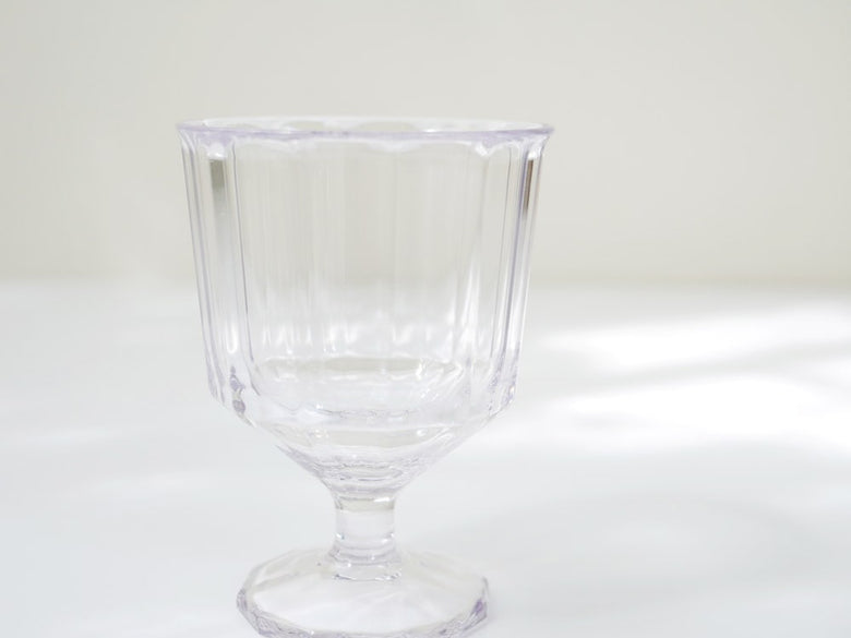 透明なキントーALFRESCOワイングラス