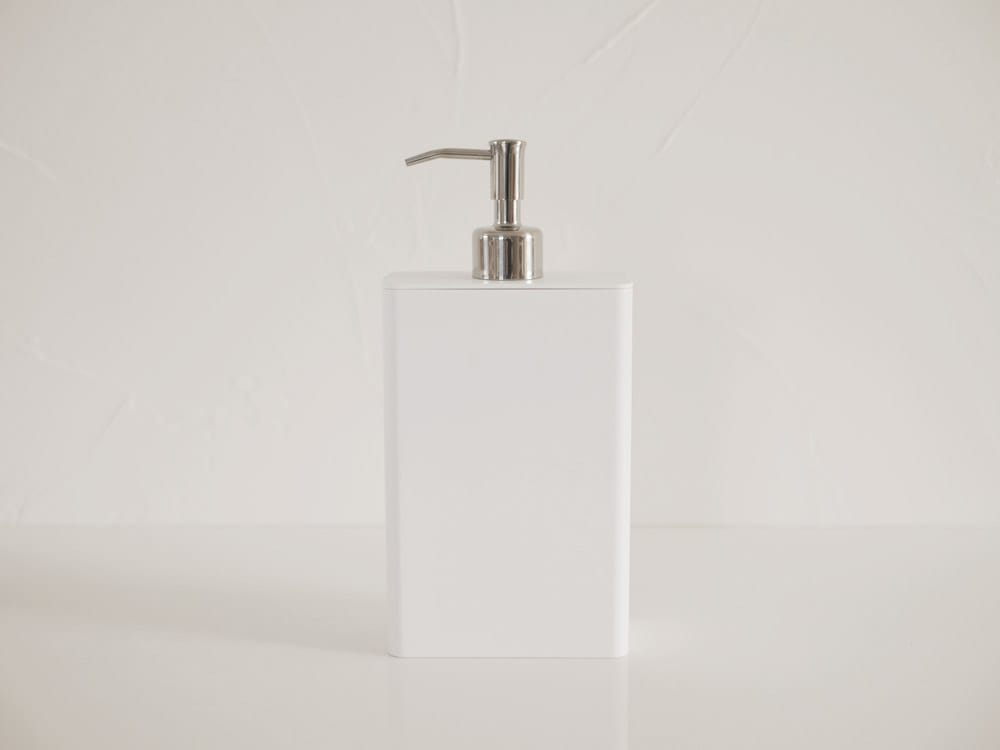 山崎製白色ツーウェイスクエアディスペンサー