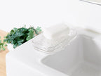 like-itシンクキャディ、浴室用プラスチックトレーとソープディスペンサー