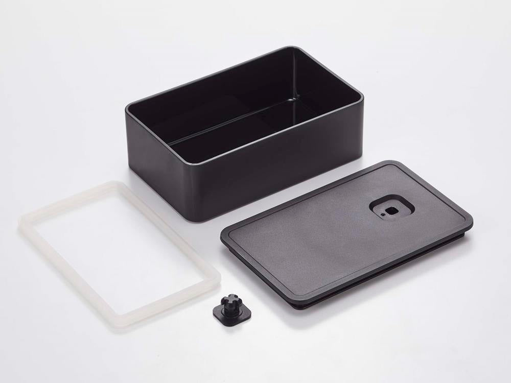 銀色バルブ付きバターケース