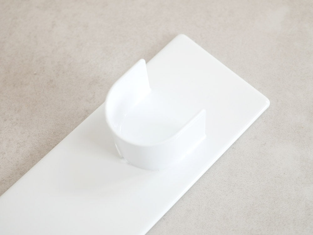 YAMAZAKI白色マグネットバスルーム物干しホルダー2個組