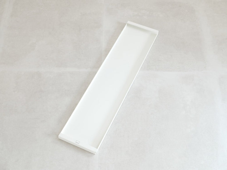 洗濯機上に置く銀色プラスチック製防水ラック