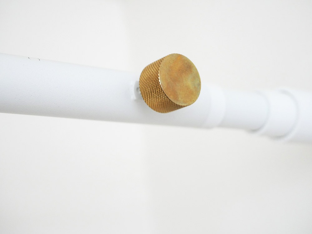 真鍮製パイプとシリンダーのテンションロッド