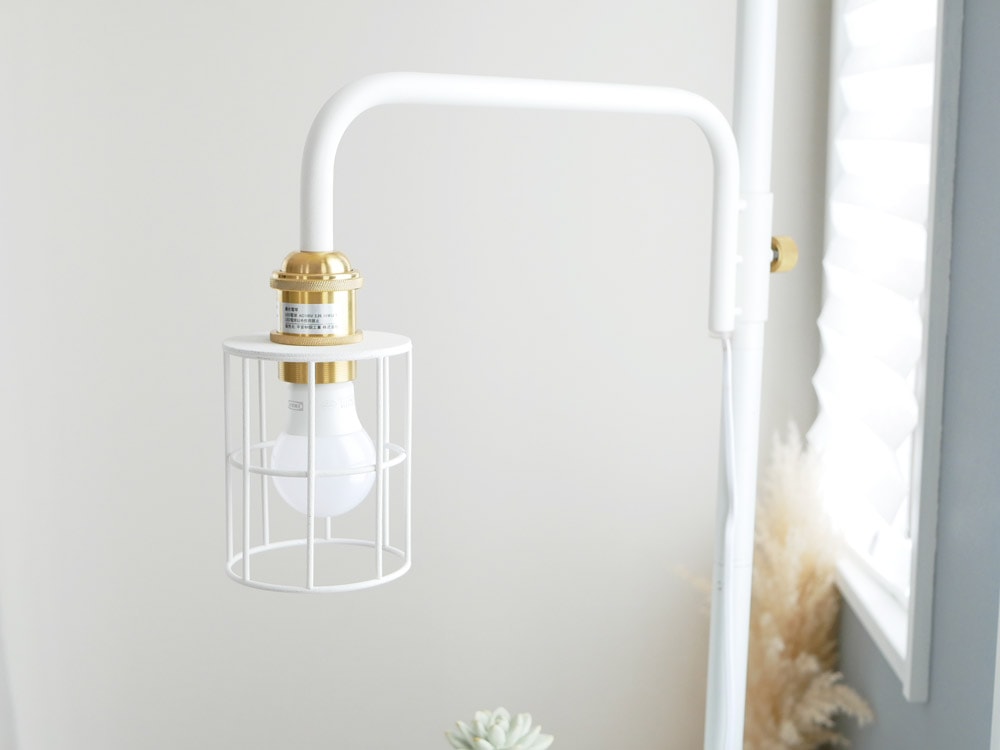 ドローアライン201 Lamp Armの真鍮シリンダー照明器具