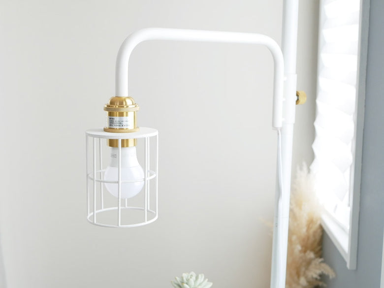 ドローアライン201 Lamp Armの真鍮シリンダー照明器具