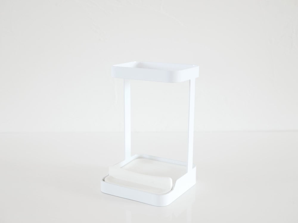 耐熱トレー付きタワー式ヘアアイロンスタンド