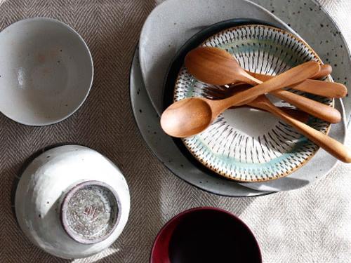 ホーンプリーズのティークウッドカトラリーセット