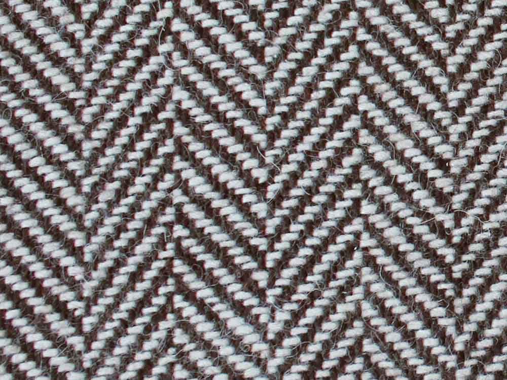 ヘリンボーン柄のチャコールグレイダイニングチェア