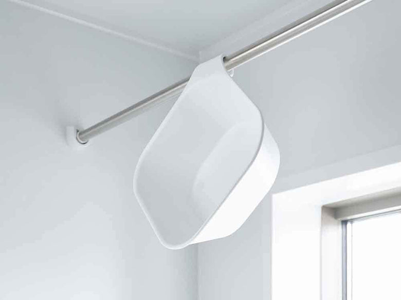 浴室用マグネット付き引っ掛け湯おけ