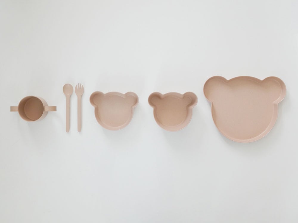 キッズ用ベアデザインのディッシュボウル