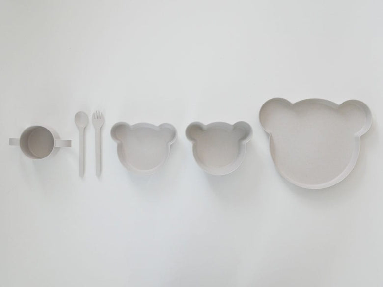 タックのビオキッズディッシュベア熊型ボウル