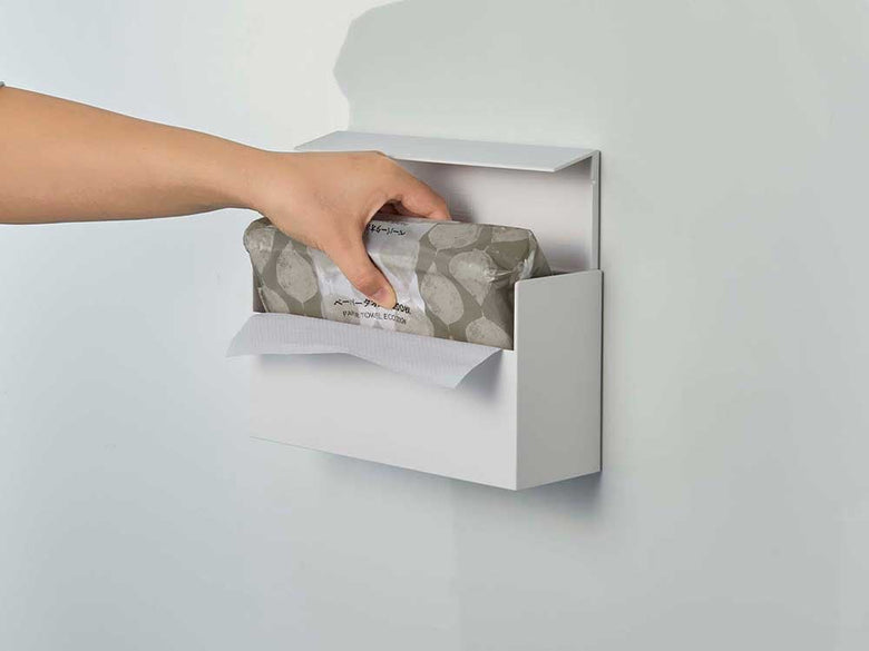 YAMAZAKIタワー製シルバーウォールペーパーホルダー