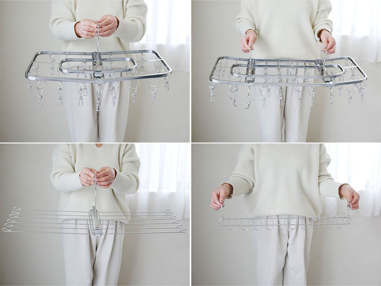 下村企販の24ピンチステンレスハンガー