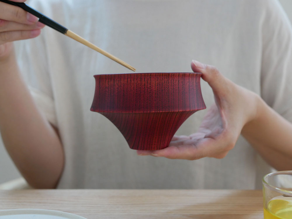 我戸幹男商店TSUMUGI汁椀の漆塗り黒色