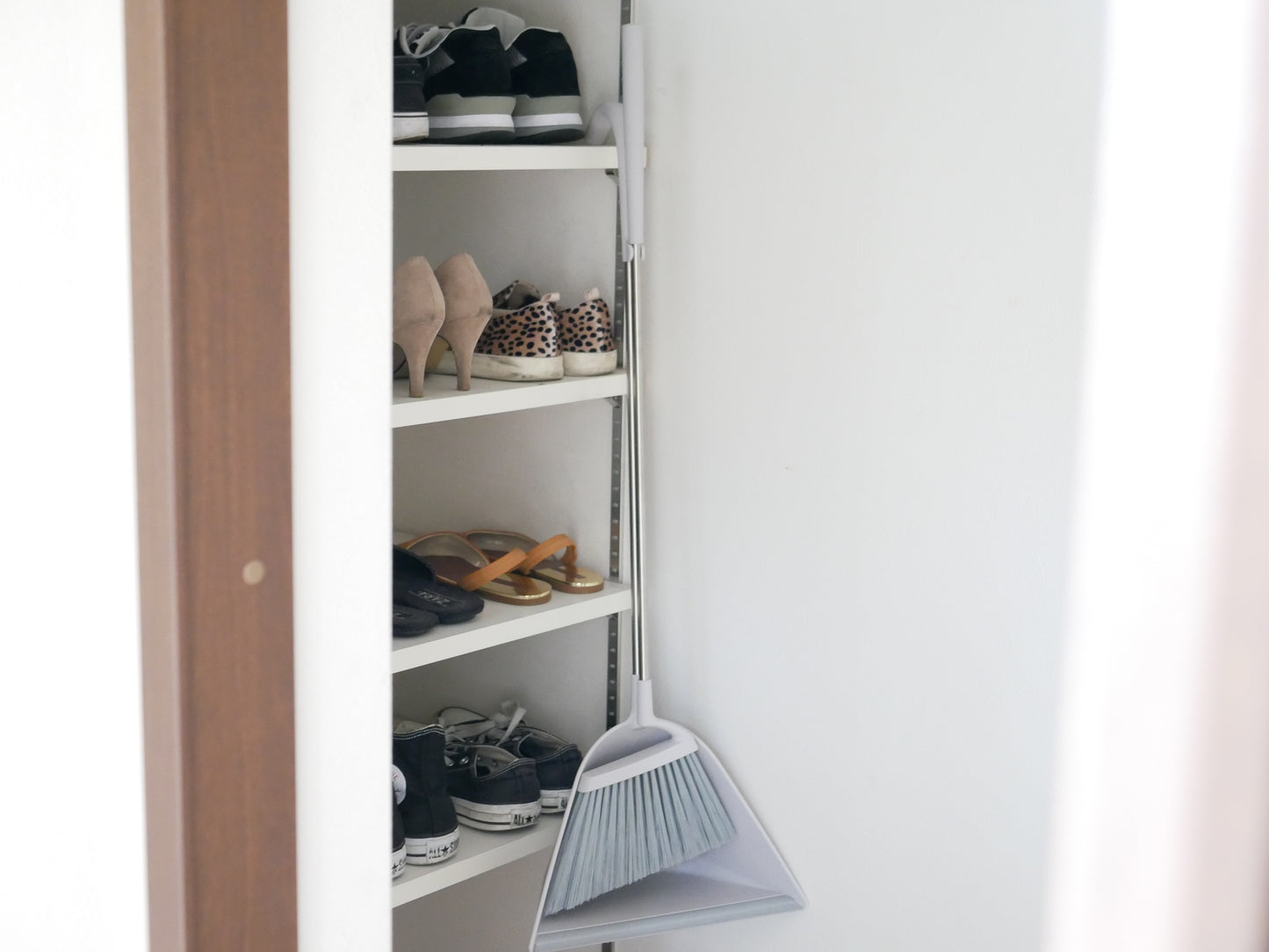 tidyスウィープ、ステンレスパイプのちりとり