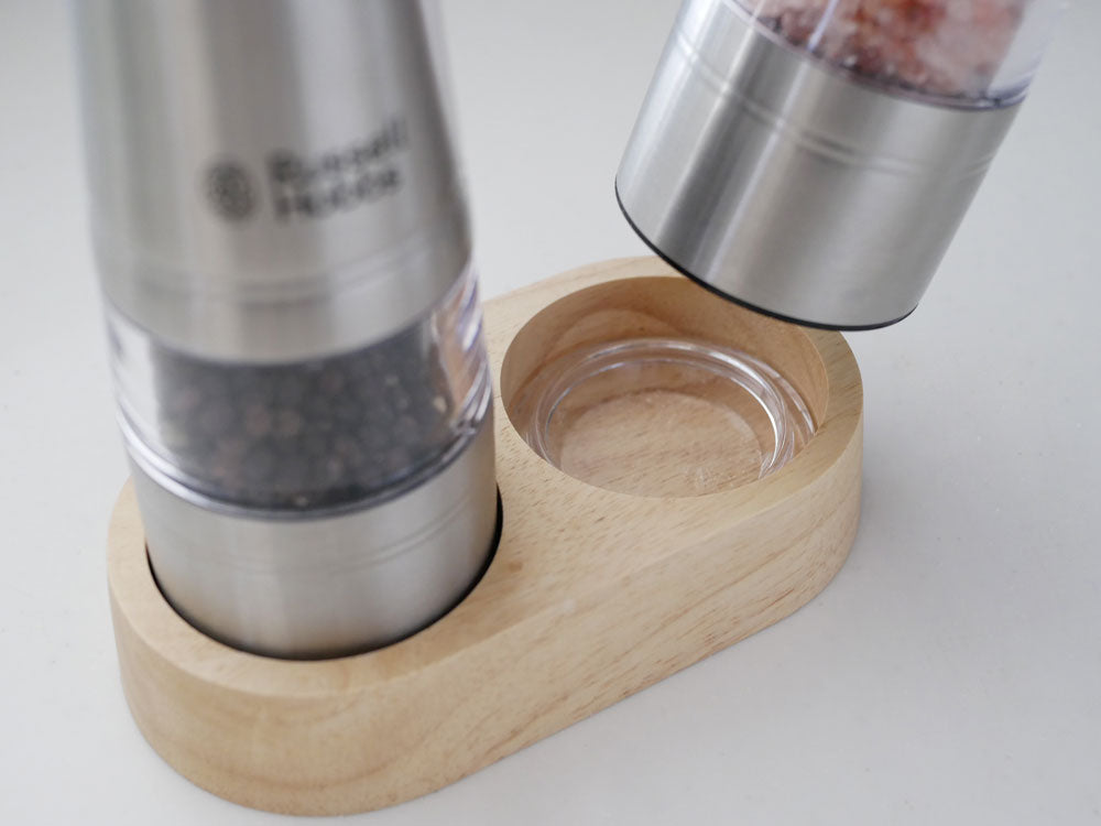 新品ソルト＆ペッパー電動ミル⭐️電池付き Russell Hobbs/ラッセルホブス】電動ミル ソルト&ペッパー｜【公式