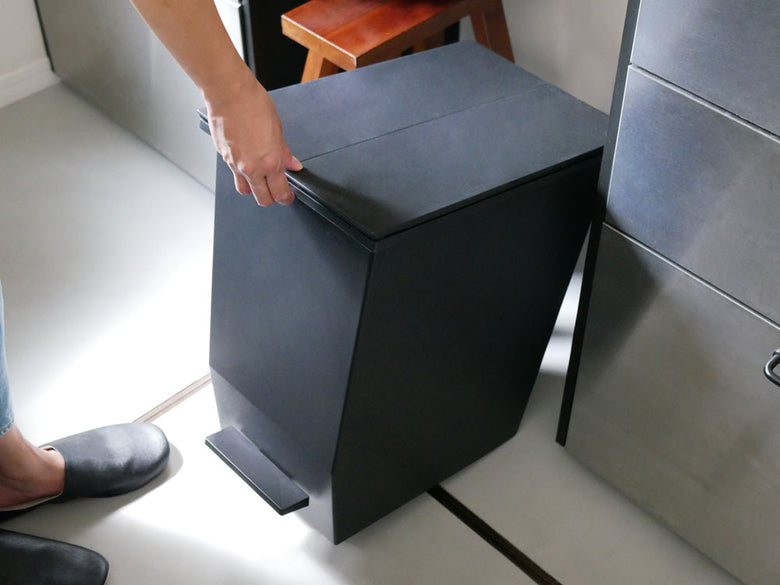 RISU SOLOWペダルオープンツイン45Lゴミ箱