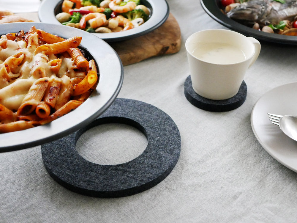 FUJITA KINZOKU フライパンセット（本体、ハンドル、フタ、鍋敷き）