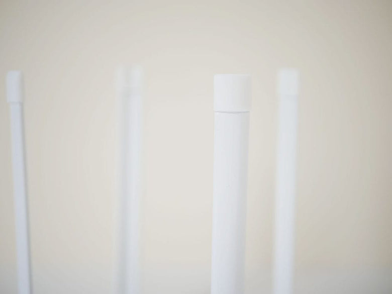 白色のプラスチック製シリンダー型ポリ袋エコホルダー