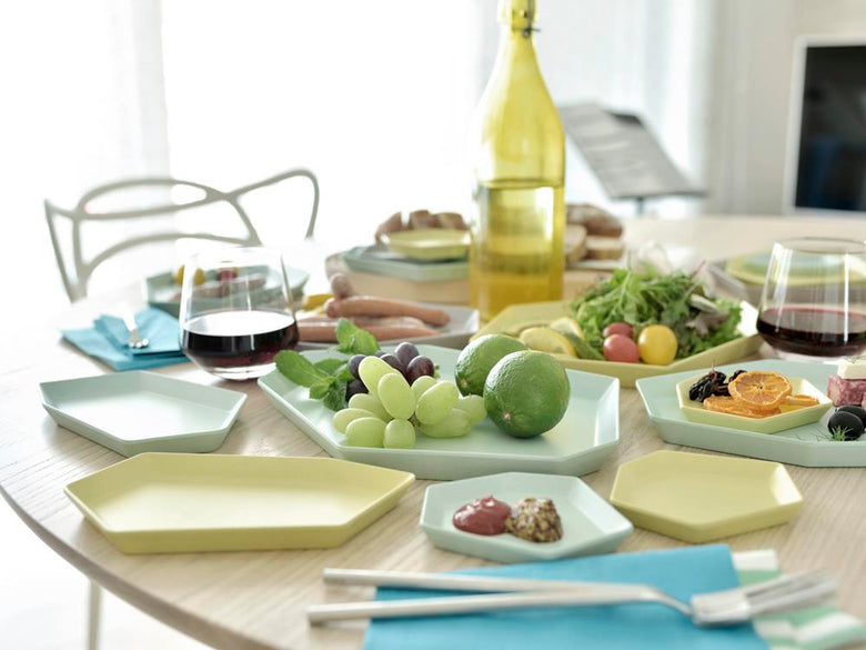 ideacoのシマモリバンブーメラミンプレート