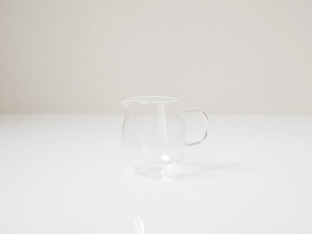 【KINTO/キントー】UNITEAミルクピッチャー、透明ガラス製