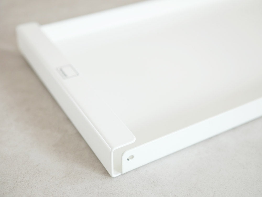 Plateホワイト洗濯機防水パン上ラック