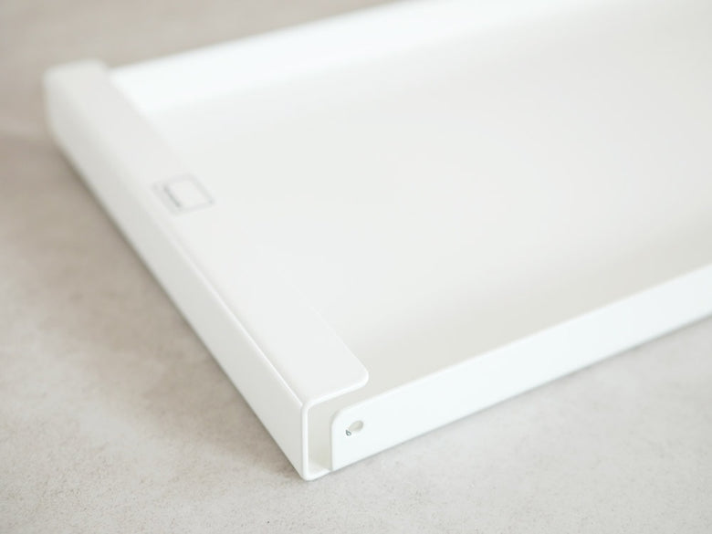 Plateホワイト洗濯機防水パン上ラック