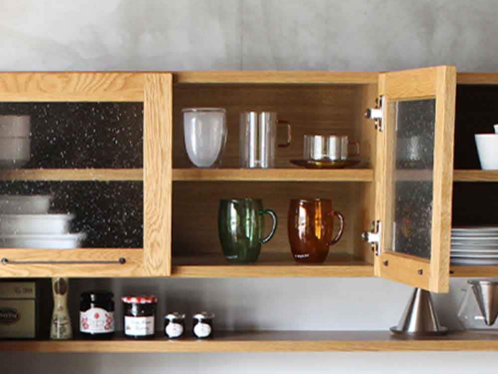 アデペシュのオーク無垢キッチンボード