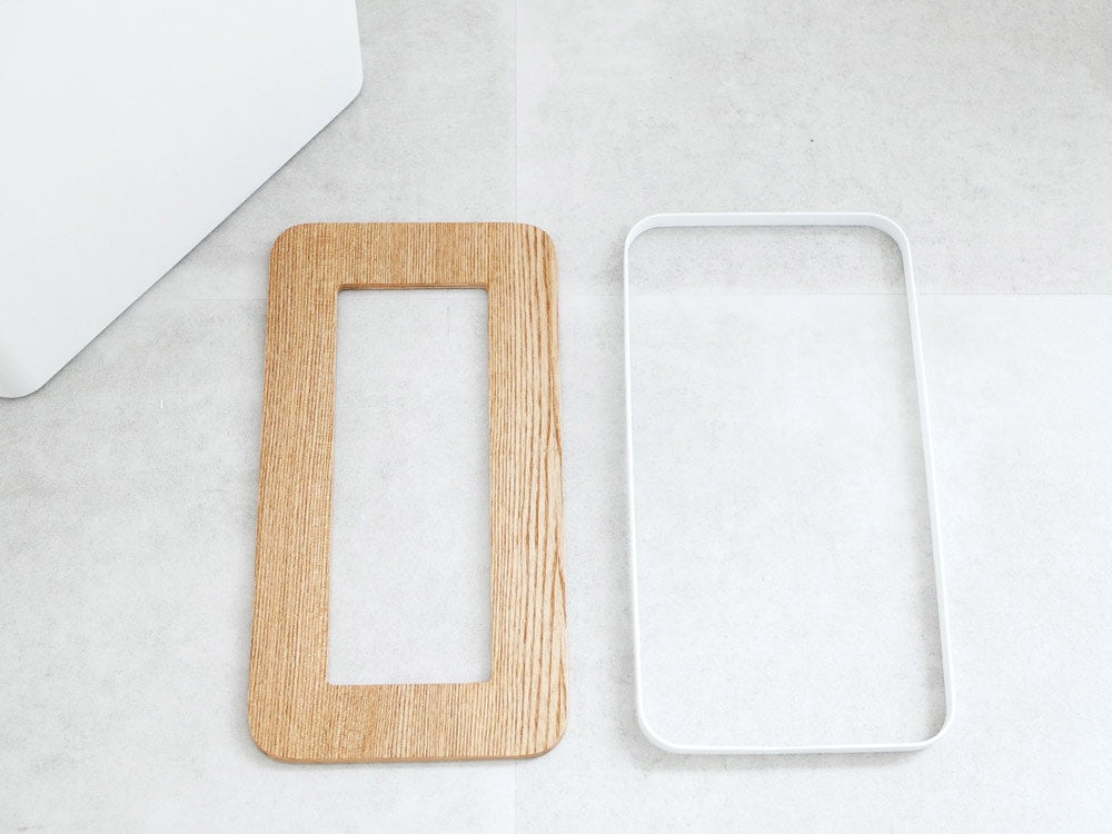 木製蓋のリンブランドトラッシュカン