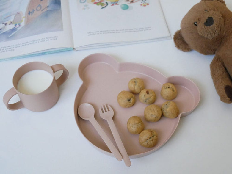 【tak./タック】ビオ キッズディッシュのプレートとカトラリーセット