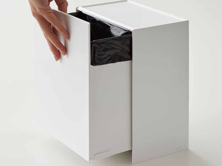 YAMAZAKI/towerのウォールトイレポットと収納ケースのデザイン