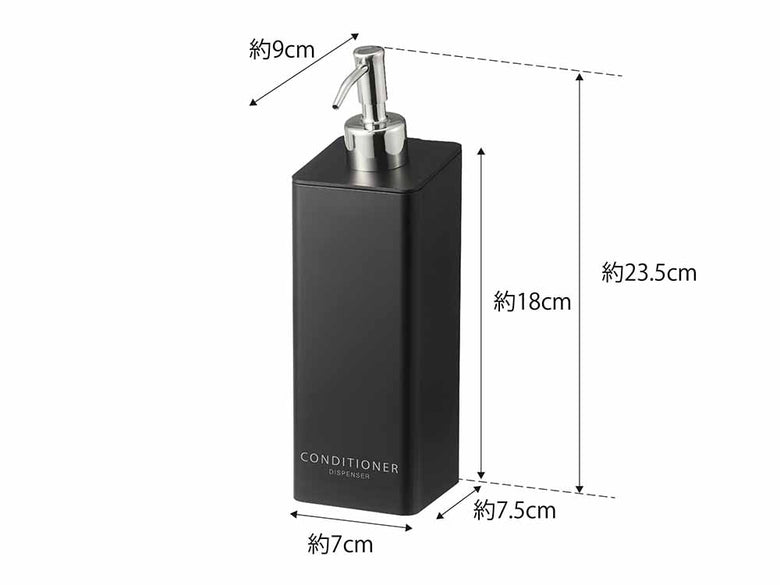 YAMAZAKIタワー フィルムフック付きツーウェイソープディスペンサー