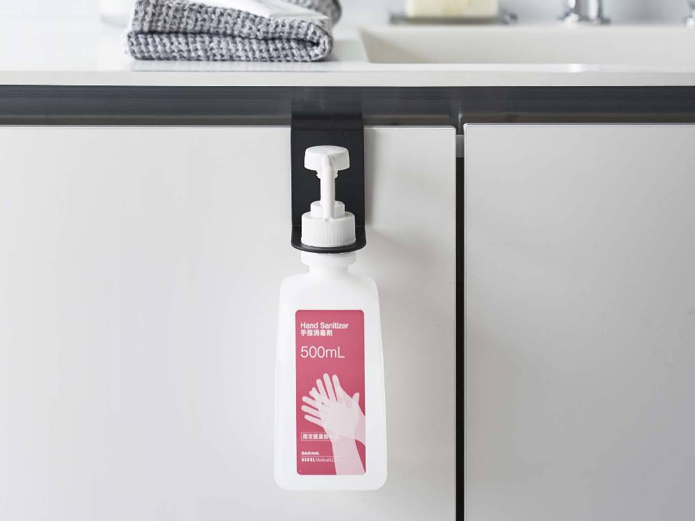 スマート黒色引っかけ式アルコールボトルホルダー