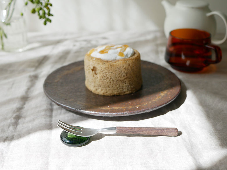 スガハラ製ガラスはしおき5個セット。クリア、フォレスト、タン、インディゴの色展開で桐箱入り。