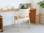 アルテックのフィンランド製ドムスチェア、バーチ材使用のハニーステイン仕上げデザインチェア