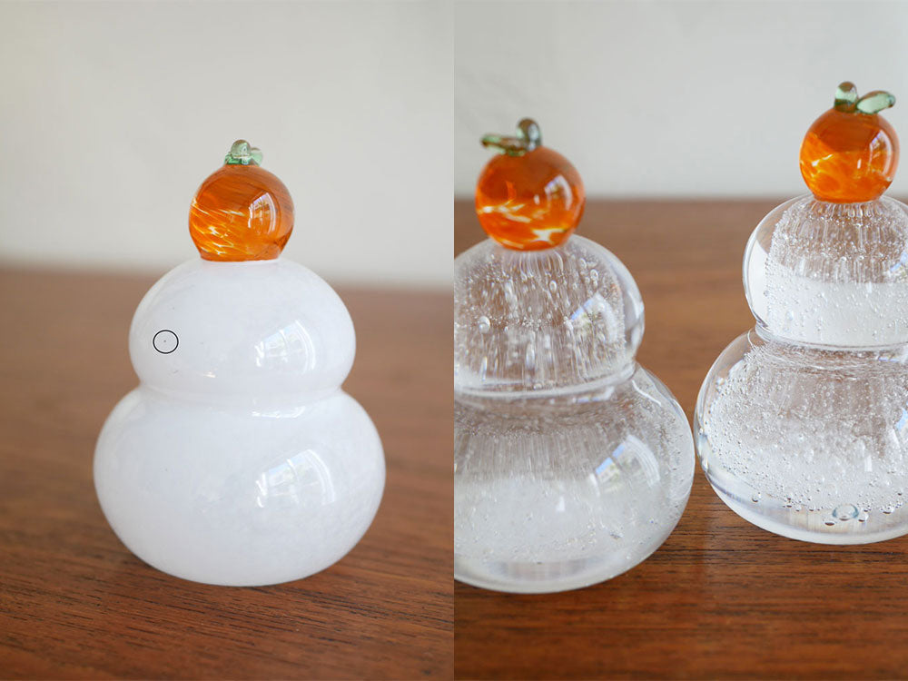Kumono★新品・未使用品！翁再生硝子工房 白いフタのコクモツポット 硝子屋 PRATO PINO】ガラスの鏡もち｜【公式】ひなたライフ インテリア