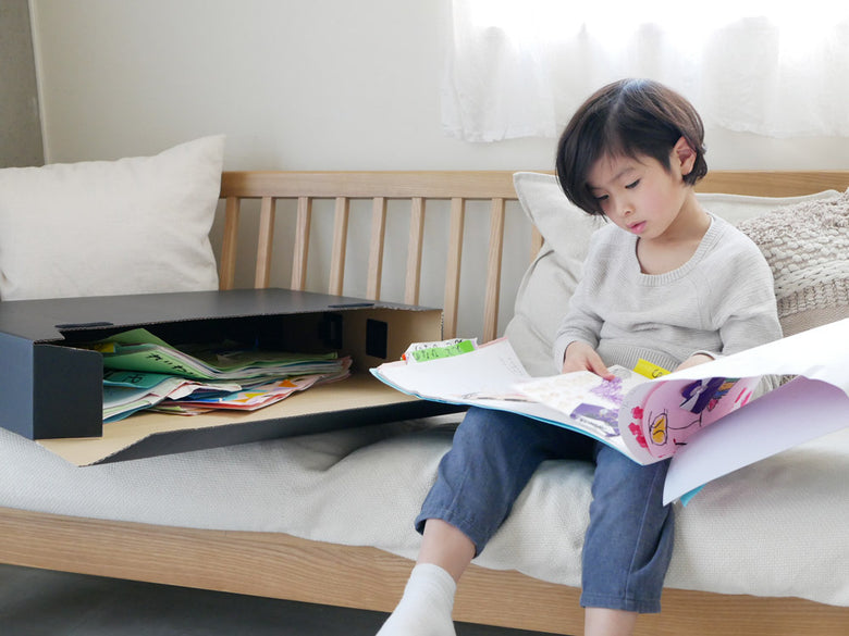 towerブランドの高さ45cm作品収納ボックス