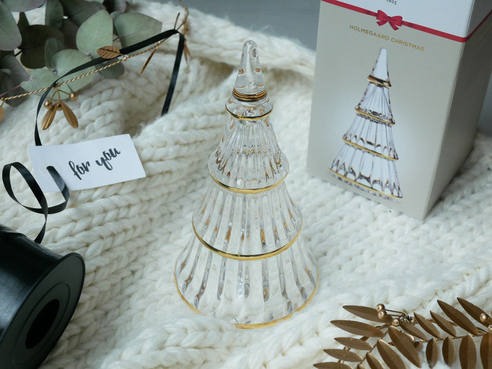 ホルムガードの型押しガラスクリスマスツリー