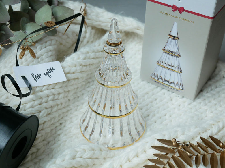 ホルムガードの型押しガラスクリスマスツリー